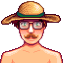 星露谷物语百科哈维肖像配图