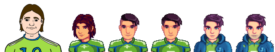 星露谷物语百科谢恩设定演变配图