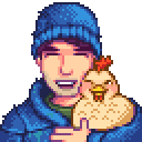 星露谷物语百科谢恩肖像配图