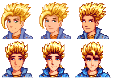 星露谷物语百科山姆设定演变配图