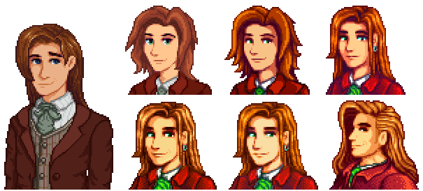 星露谷物语百科艾利欧特设定演变配图