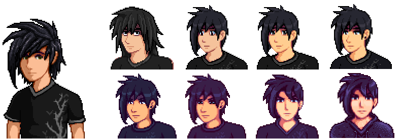 星露谷物语百科塞巴斯蒂安设定演变配图