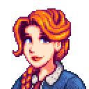 星露谷物语百科莉亚肖像配图