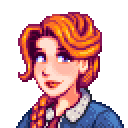 星露谷物语百科莉亚肖像配图