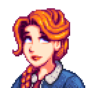 星露谷物语百科莉亚肖像配图