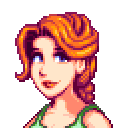 星露谷物语百科莉亚肖像配图