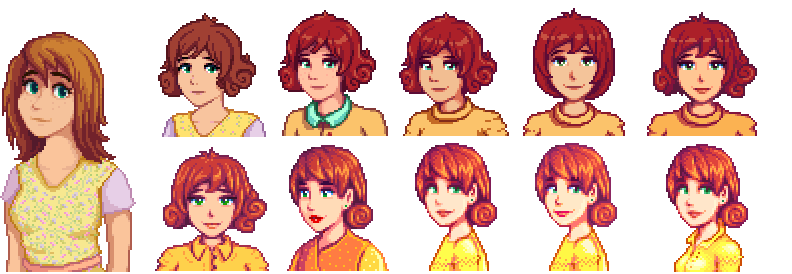 星露谷物语百科潘妮设定演变配图