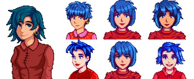 星露谷物语百科艾米丽设定演变配图