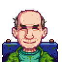 星露谷物语百科乔治肖像配图