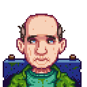 星露谷物语百科乔治肖像配图