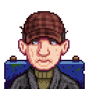 星露谷物语百科乔治肖像配图