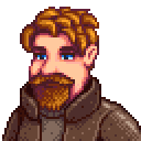 星露谷物语百科克林特肖像配图