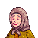 星露谷物语百科艾芙琳肖像配图