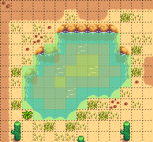 星露谷物语百科沙漠钓鱼配图