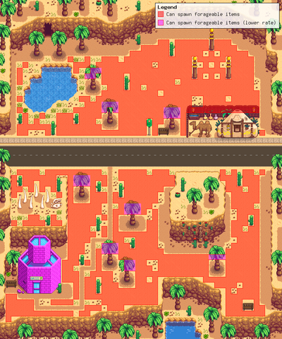 星露谷物语百科沙漠采集配图