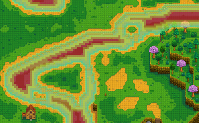 星露谷物语百科煤矿森林钓鱼配图