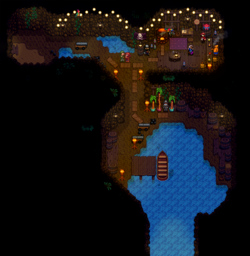 星露谷物语百科姜岛岛屿南部配图