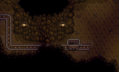 星露谷物语百科矿车矿井配图