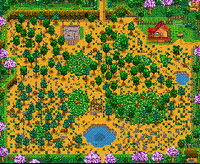 星露谷物语百科农场地图地图类型配图