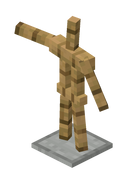 我的世界百科盔甲架行为配图