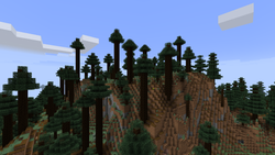 我的世界百科巨型针叶林丘陵属性配图