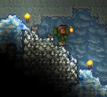 泰拉瑞亚原版百科银矿配图