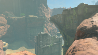 塞尔达旷野之息百科阿卡莱堡垒连通桥遗迹属性配图