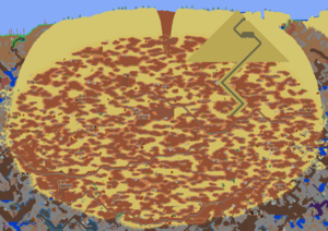 泰拉瑞亚百科地下沙漠配图