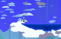 泰拉瑞亚百科漂浮岛配图