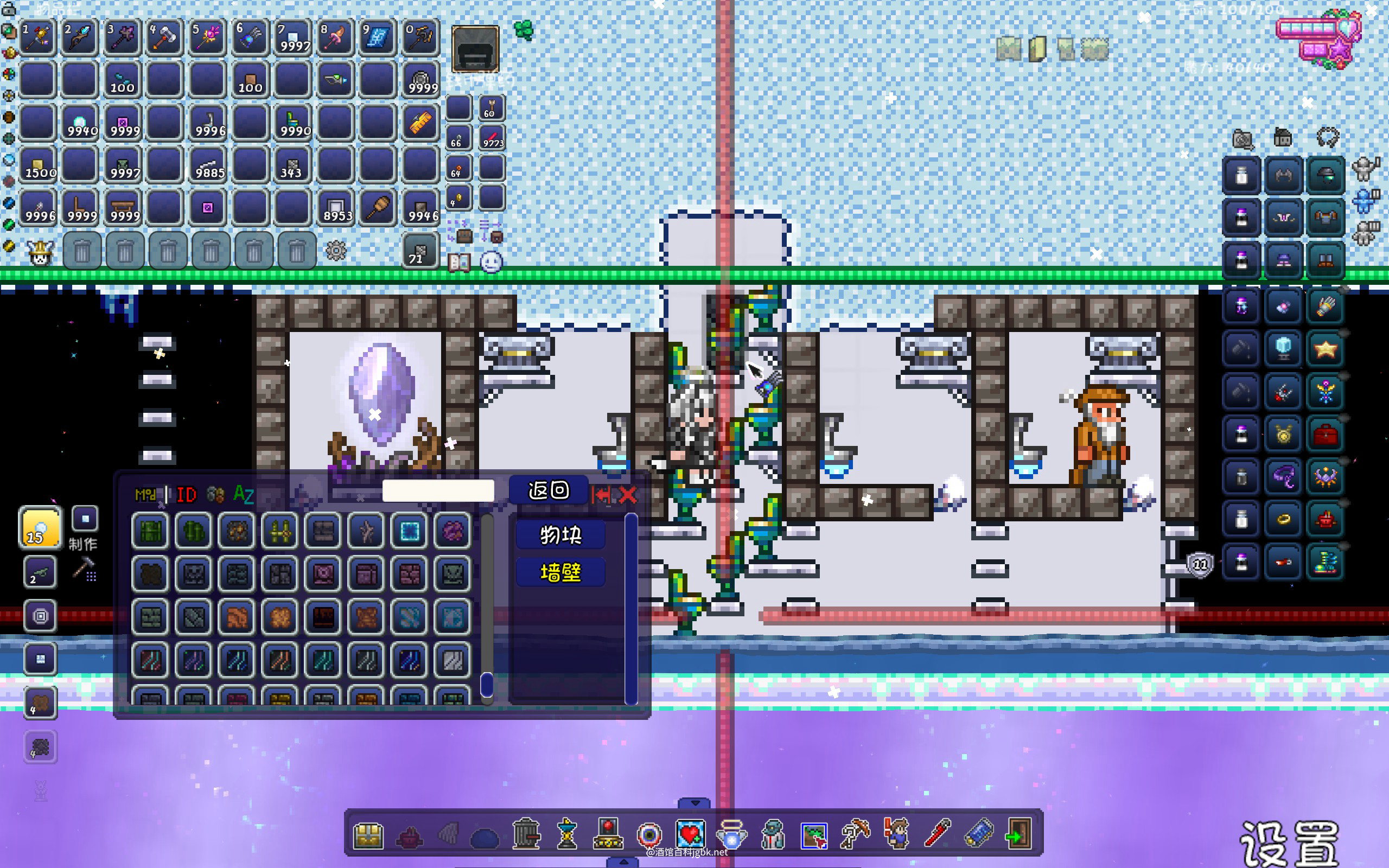 傻瓜式的微光多环境钓鱼/刷怪场教程