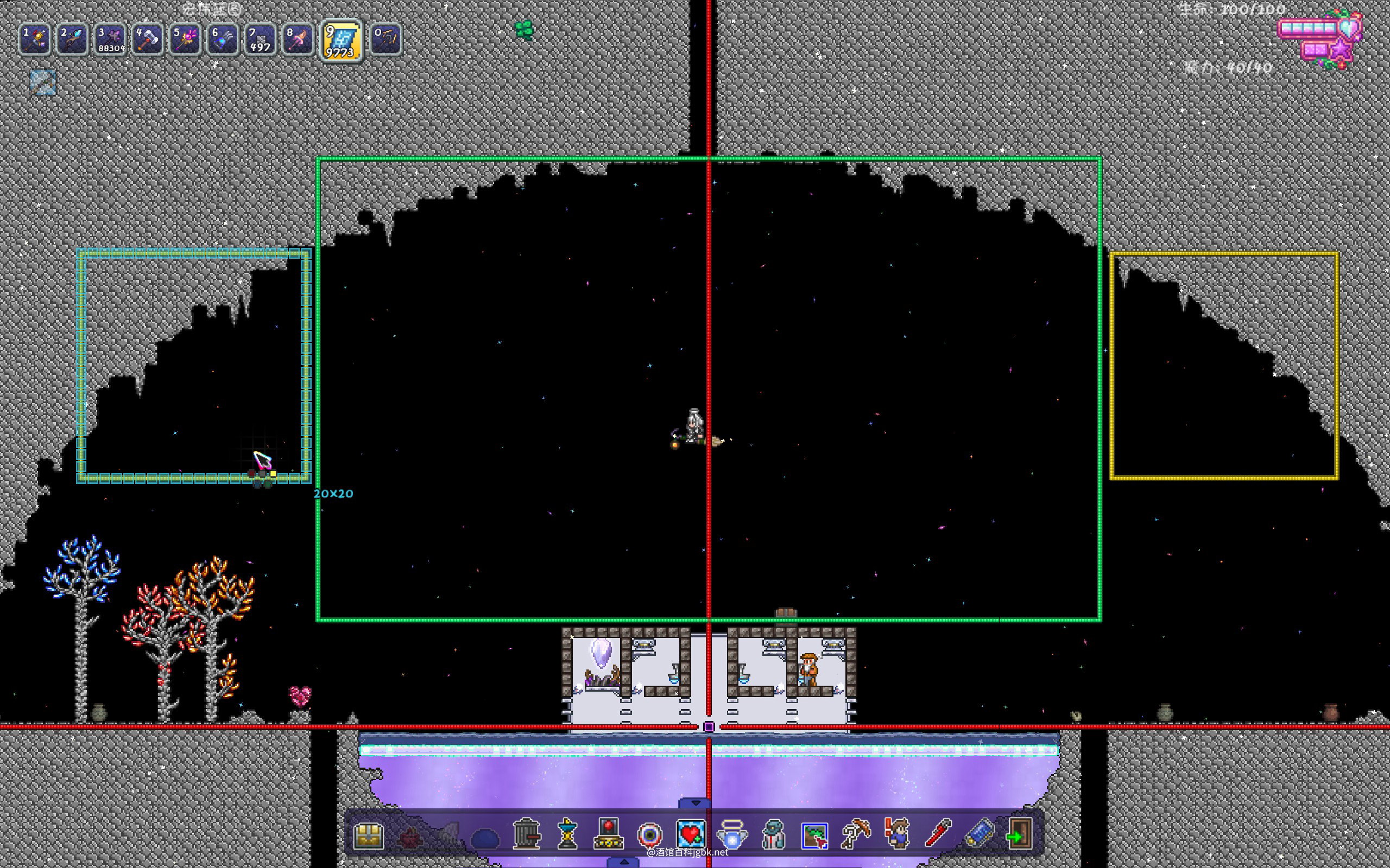 傻瓜式的微光多环境钓鱼/刷怪场教程