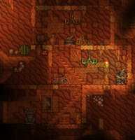 泰拉瑞亚原版百科地下小屋图库配图